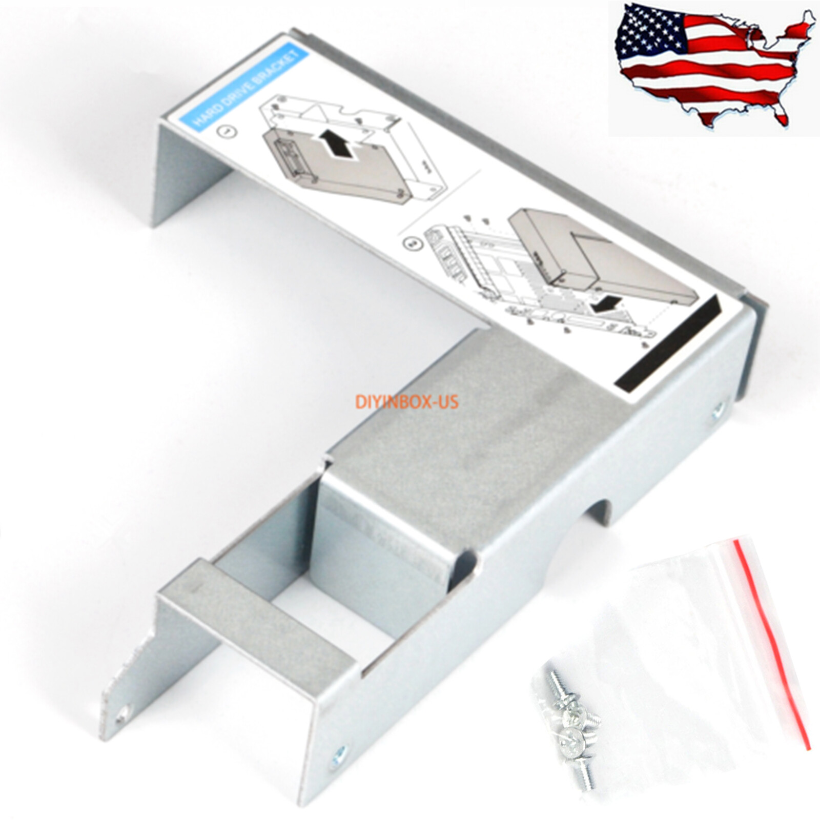 3.5″ Tray Caddy to 2.5″ Adapter for Dell 9W8C4 Y004G F238F R730 R530 R430 R710
