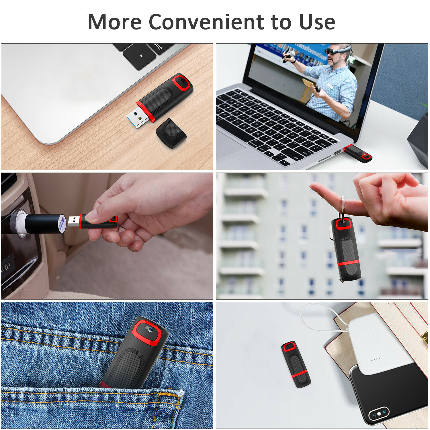 LOT Pack 64GB USB 3.0 Flash Drive Memory Stick Pen Drives Storage For PC Laptop