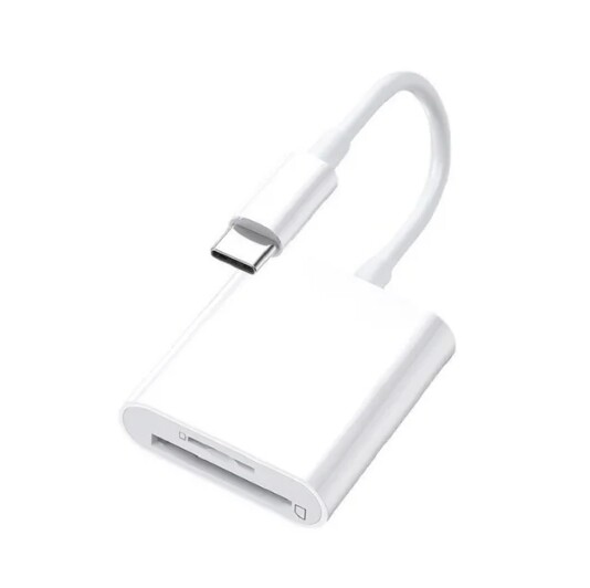 TF/SD Card Adapter Camera Reader for iPad iPhone6 7 8 Plus 13 14 17 Pro X Xs LOT