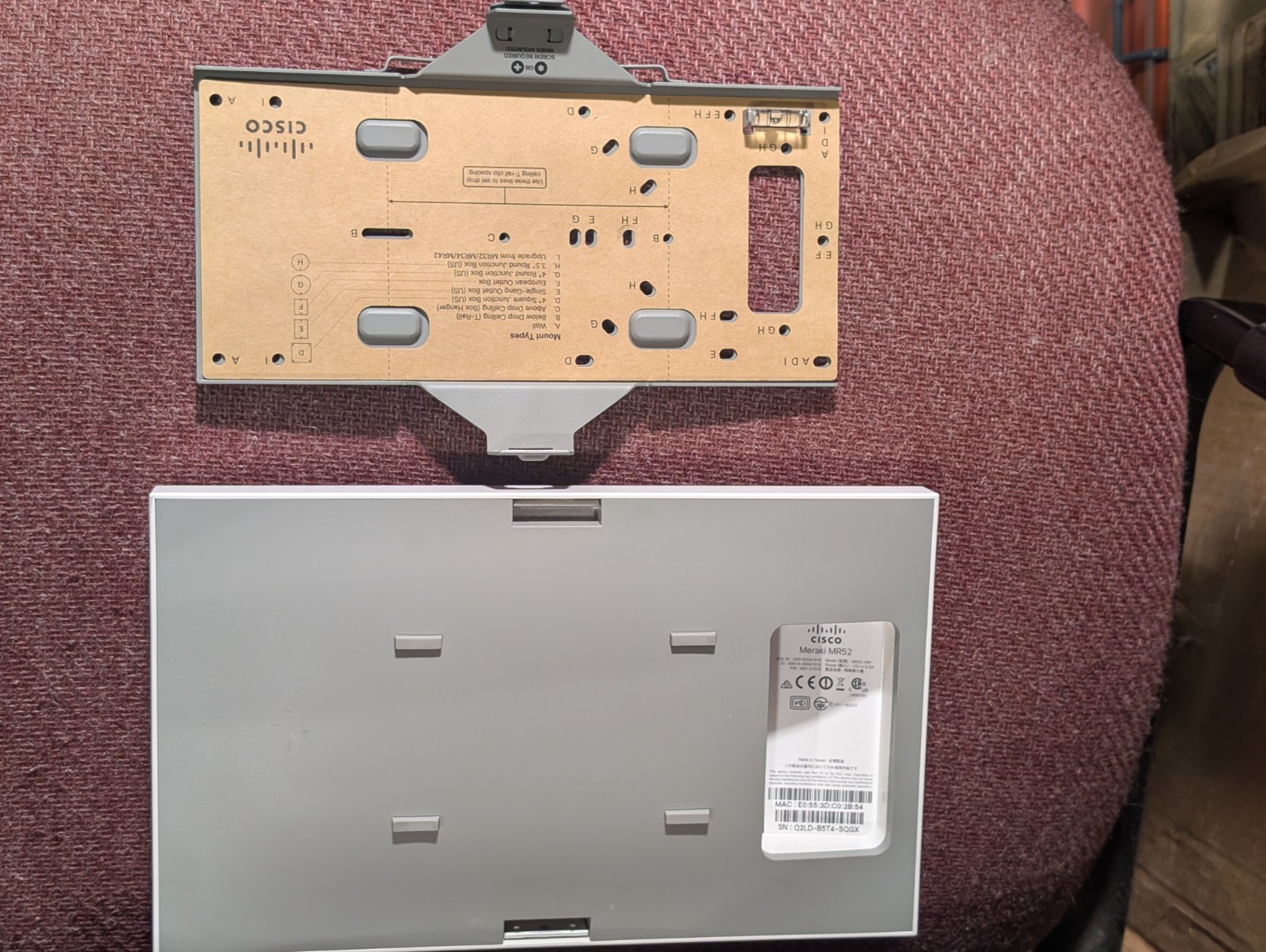 Lot Of 10 Unclaimed Cisco Meraki MR52 MR52-HW Dual-Band Wireless AP w/ Mounts