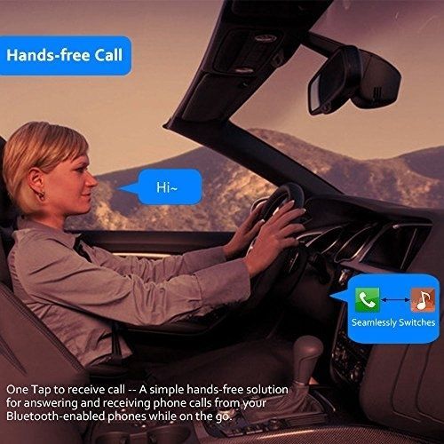 Bluetooth Wireless Music Audio Receiver Adapter To Car Aux In FM Speaker iPhone