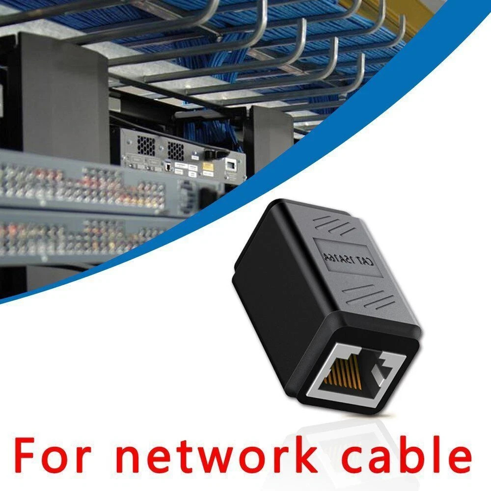 RJ45 Inline Coupler Cat7 Cat6 Cat5e Cat5 Ethernet LAN Network Cable Adapter Lot