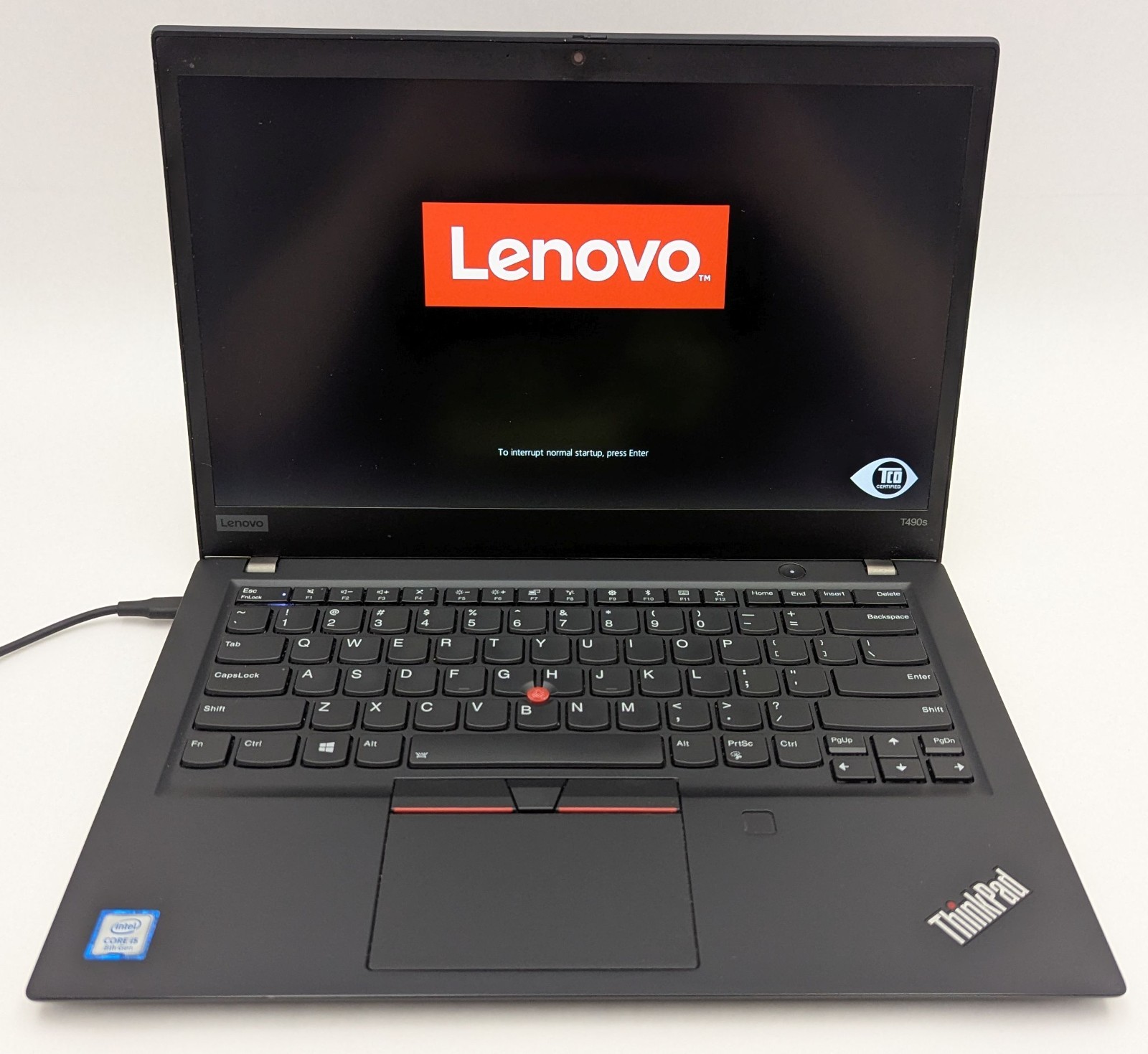 Lenovo ThinkPad T490s 14″ Laptop i5-8265U 1.60GHz 8GB RAM 256GB NVMe SSD Win 11