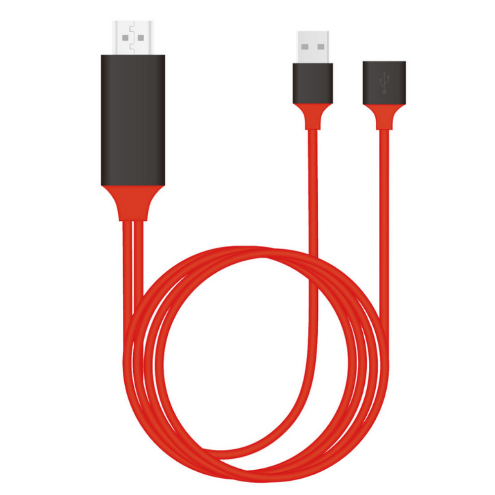 1080P Universal HDMI Cable Phone to TV HDTV AV Adapter For iPhone Android Type C