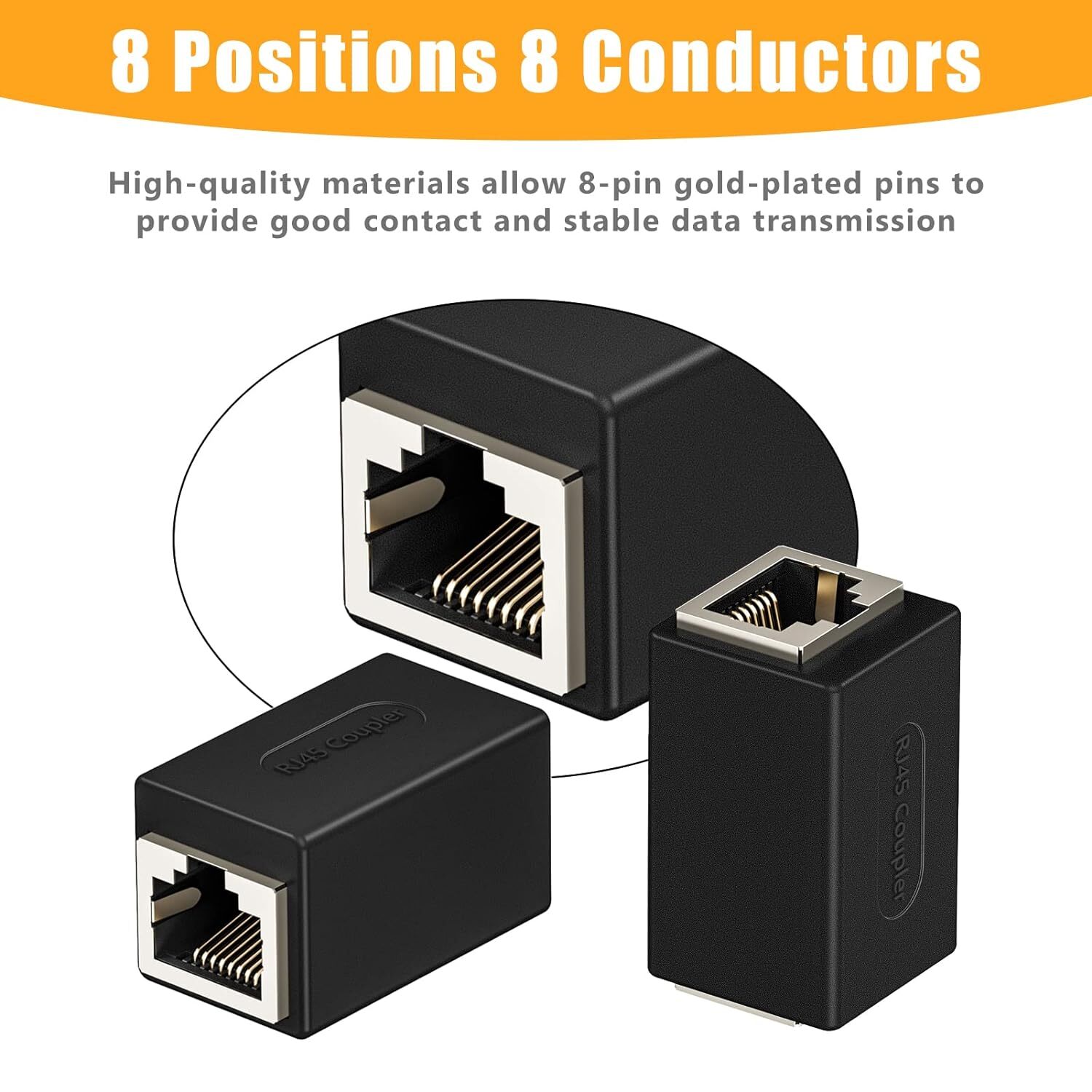 Phone Jack To Ethernet Adapter Rj11 To Rj45 Adapter Rj45 Female To Rj11 Male For
