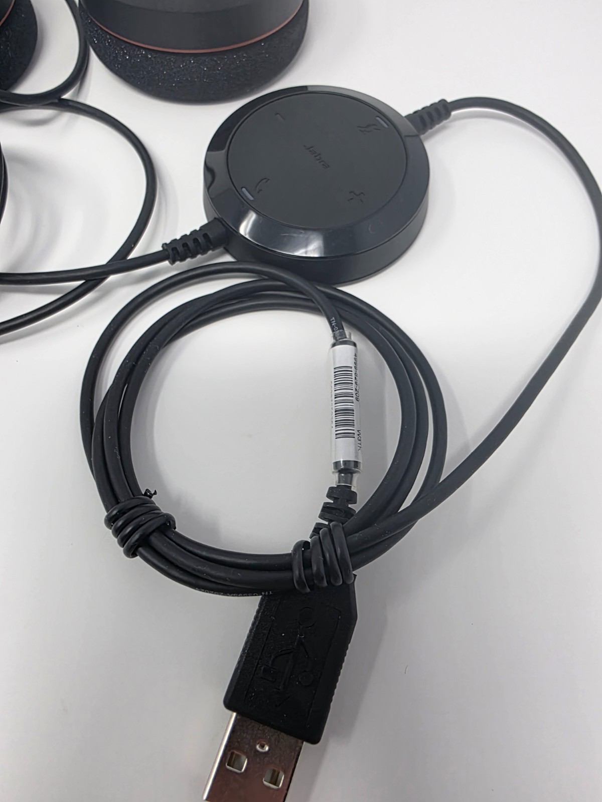Jabra Evolve 20 Wired On-Ear Headset Black USB-A Skype for Business HSC016