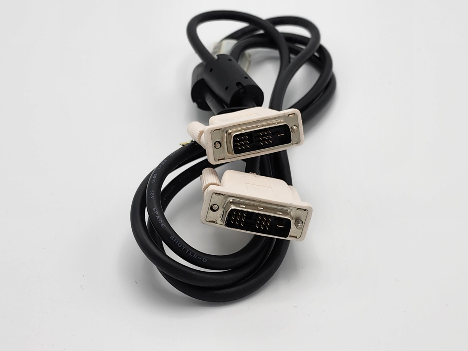 New Dell/HP Male to Male 5ft 18 Pin M – M DVI – D Black Cable