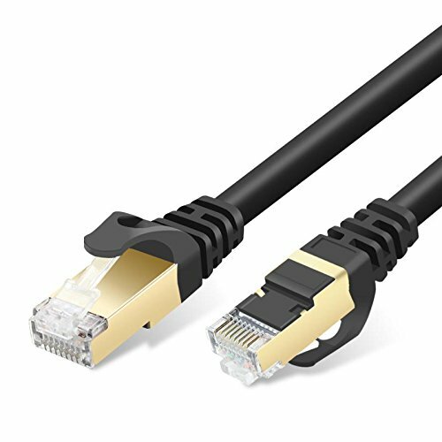 Cat7 Ethernet Patch Black Cable 1.5 3 6 10 20 25 30 50 75 100 200 Lot U/FTP LAN