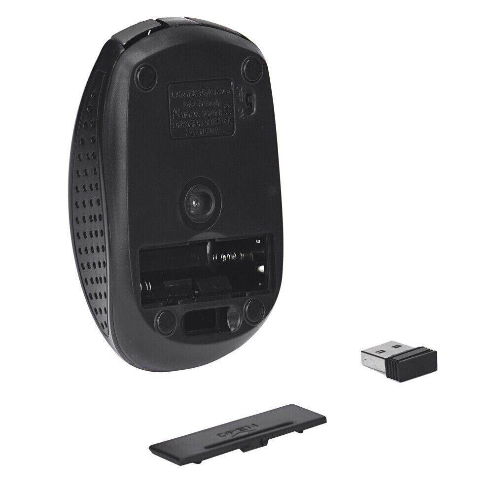 2 Wireless Optical Mouse Mice 2.4GHz USB Receiver For Laptop PC Computer DPI USA