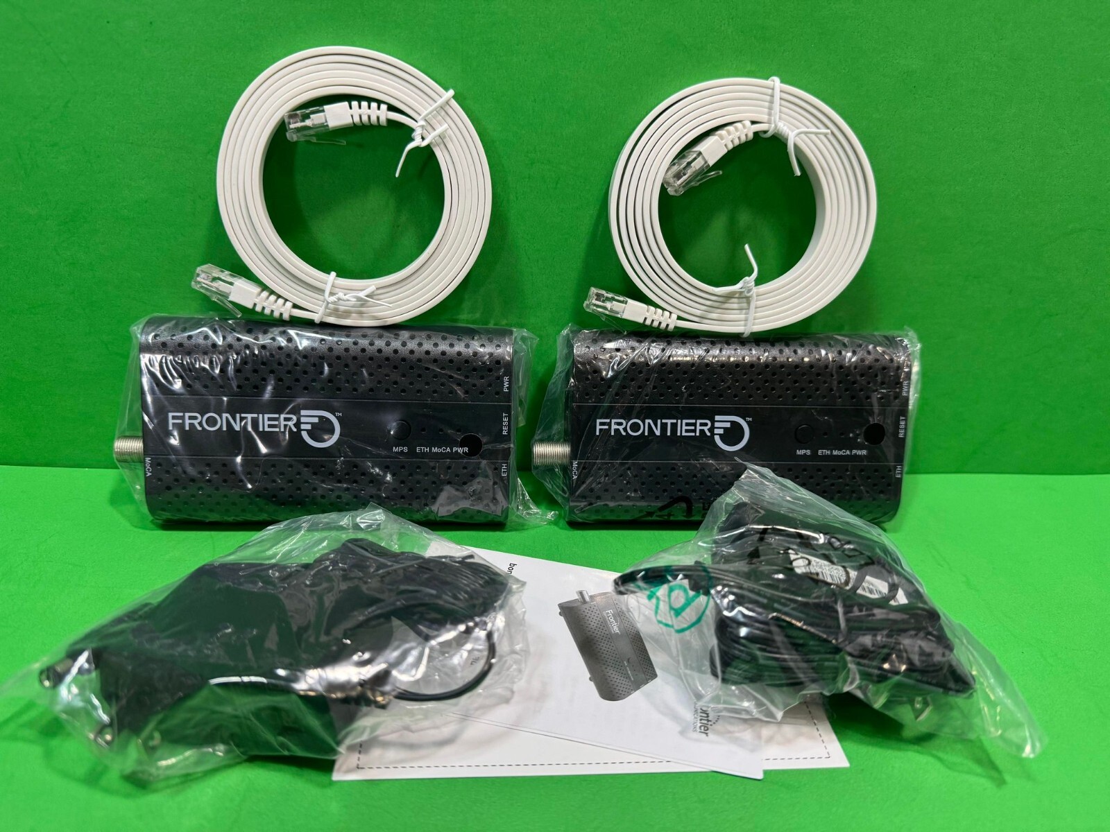 2 PACK – FRONTIER FCA252 MoCa 2.5 Ethernet Network Adapter BRAND NEW