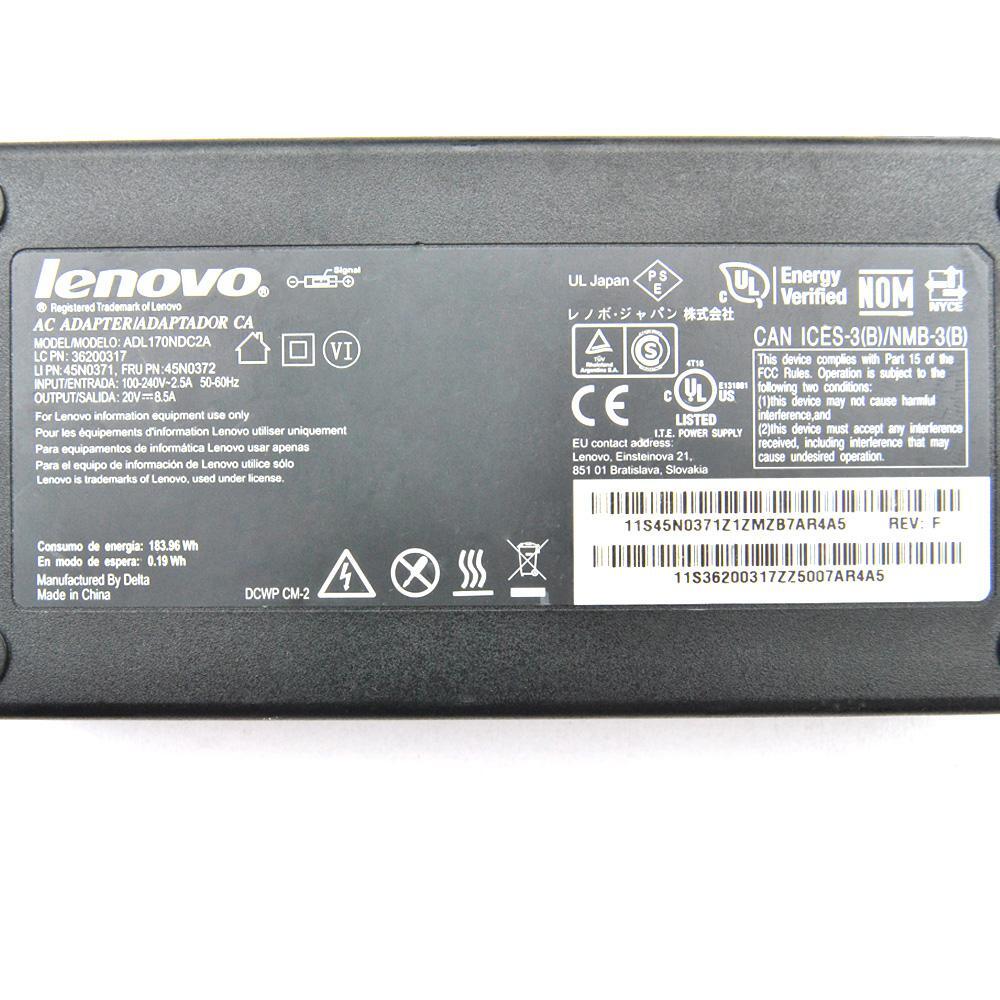 LENOVO ThinkPad P53 20V 8.5A Genuine AC Charger
