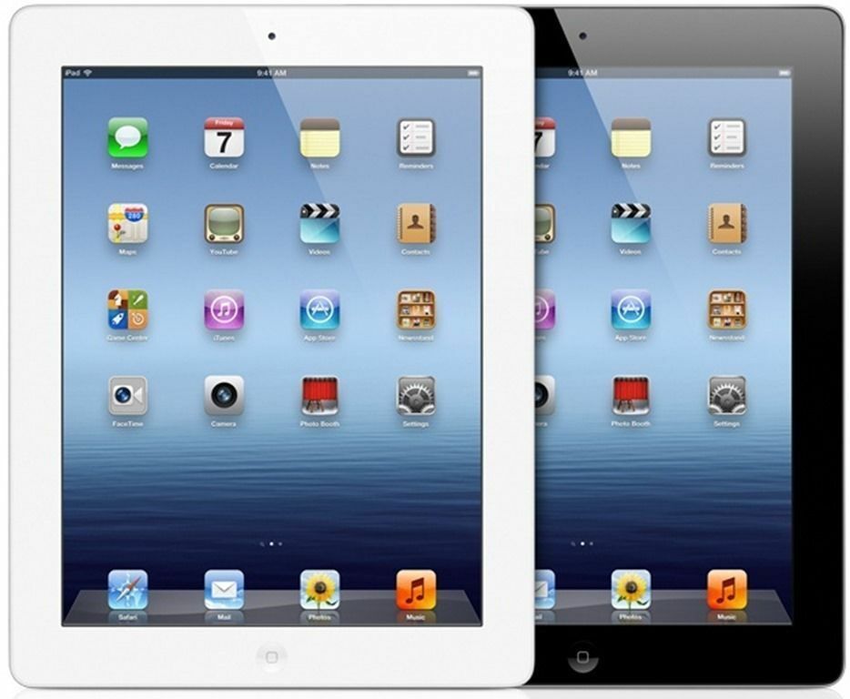 Apple iPad 3 -3rd Generation 9.7″ 16GB, 32GB, 64GB WIFI/Cellular Black or White