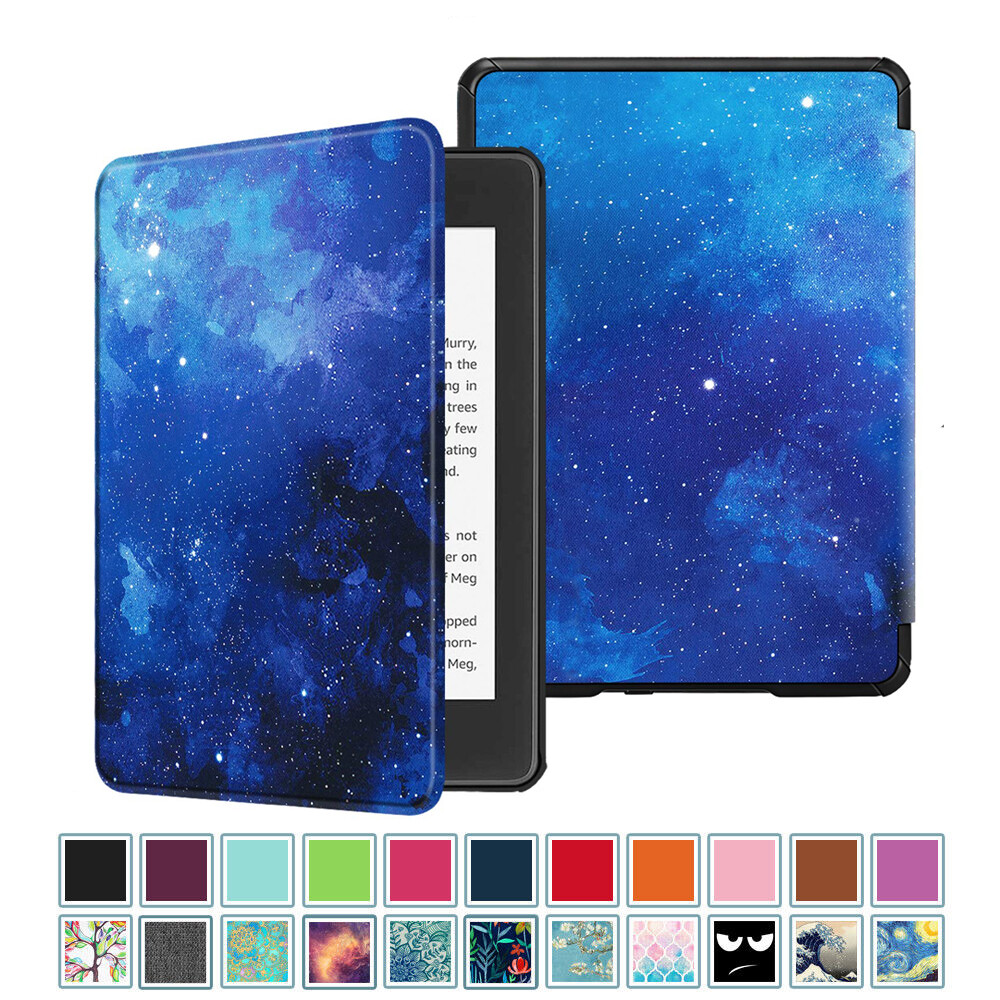 For Amazon Kindle Paperwhite 10th Gen 2018 Case PU Leather Auto Wake/Sleep Cover