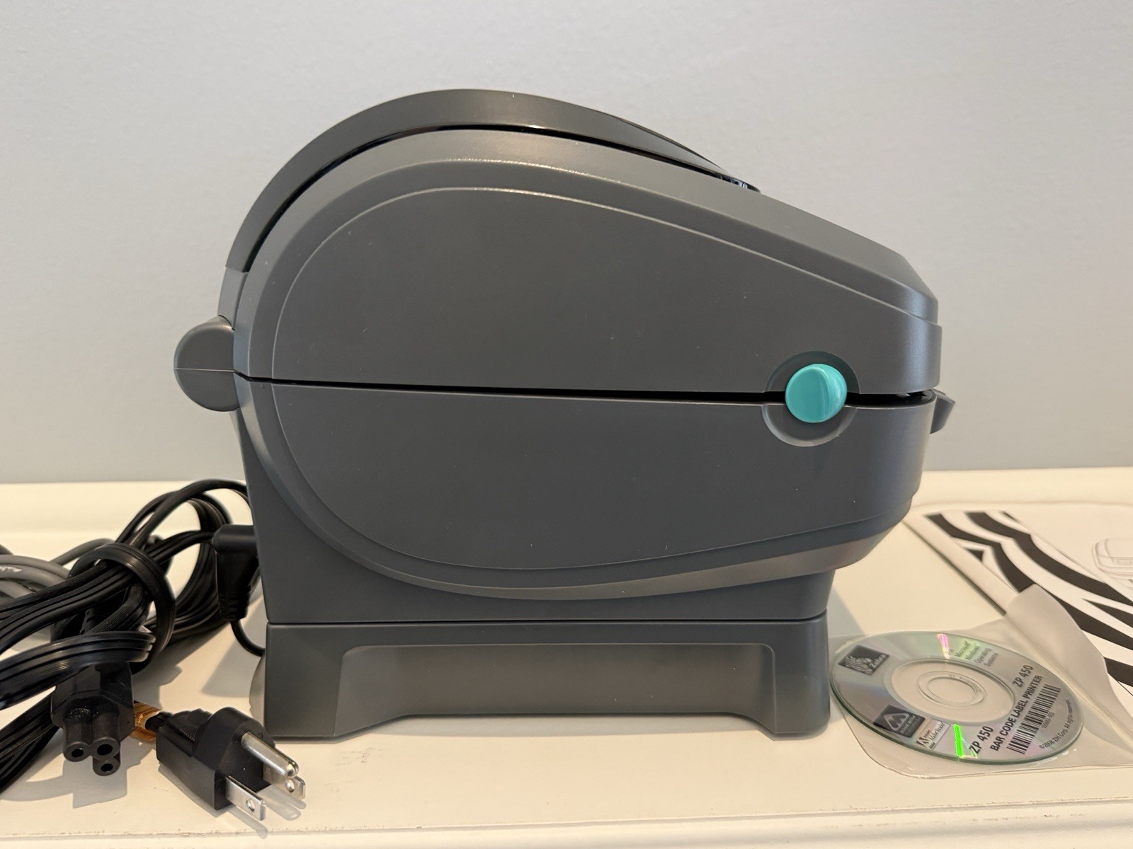 Zebra ZP 450 CTP Thermal Barcode Label Printer In Excellent Condition
