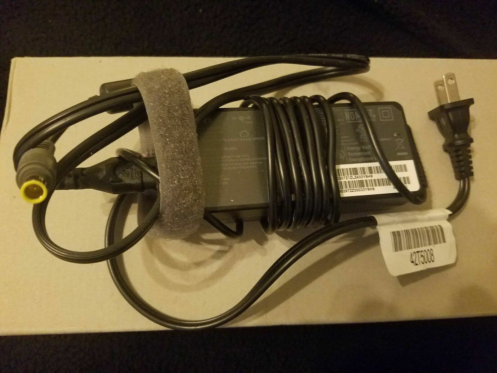 Genuine Lenovo ThinkPad Laptop AC Charger Power Adapter 65W 20V 3.25A ROUND TIP