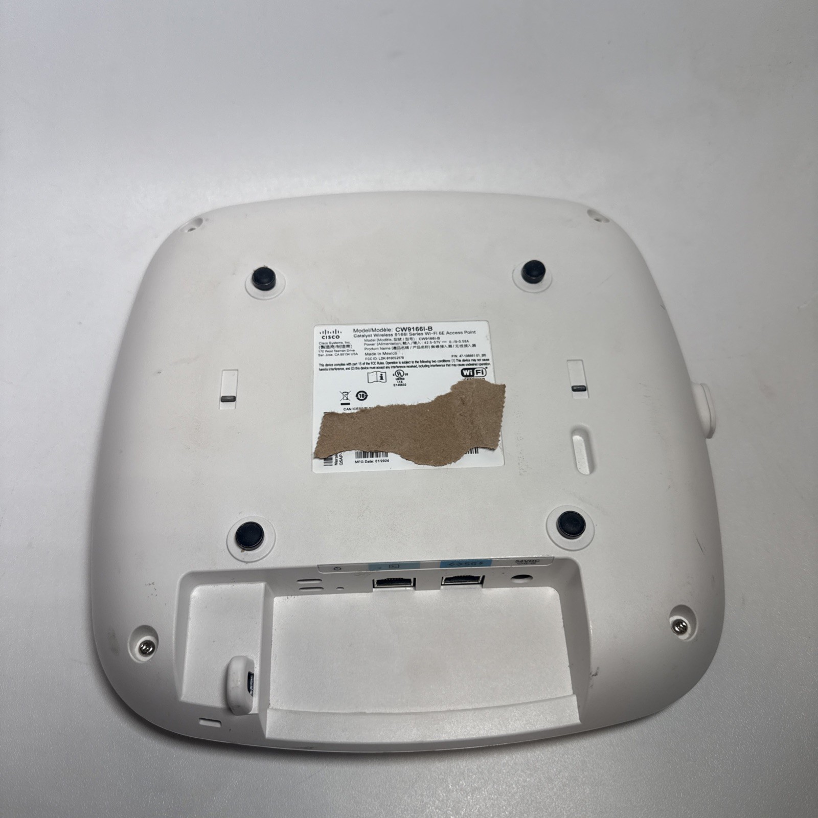 Cisco Catalyst Wireless 9166I CW9166I-B Dual-Band 5.38Gbps AP White