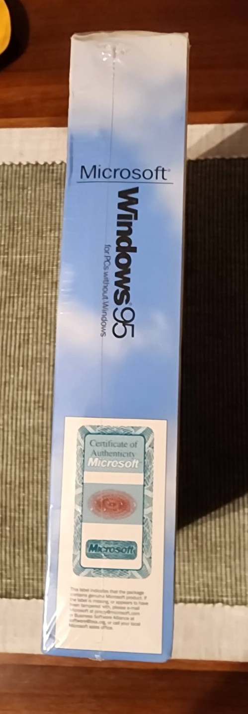 Microsoft Windows 95 / Full Release / Sealed / NOS / 3.5″ Floppies / RARE / 1995