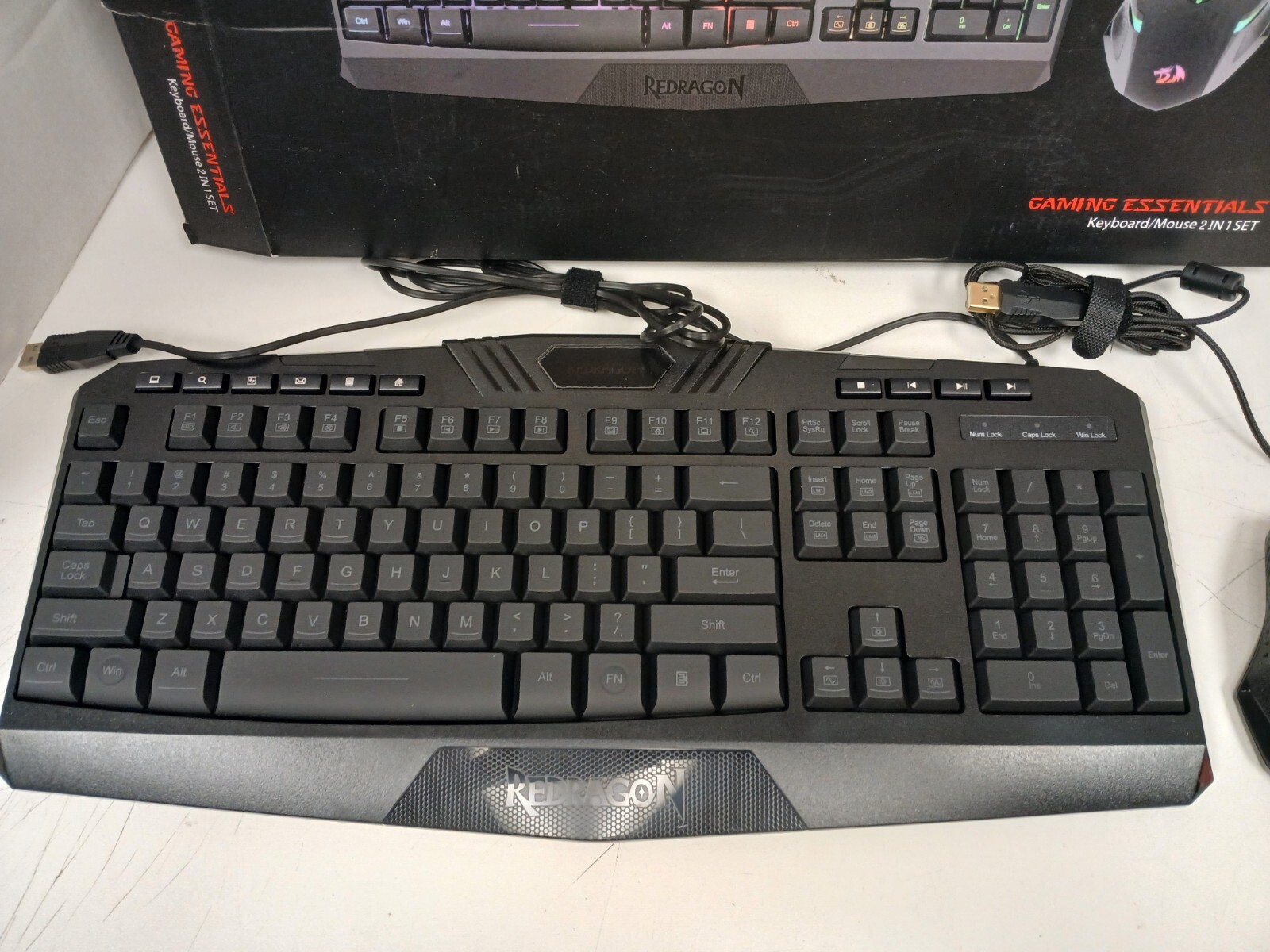 Redragon S101 Gaming Essential Wired Keyboard and Mouse Combo Set