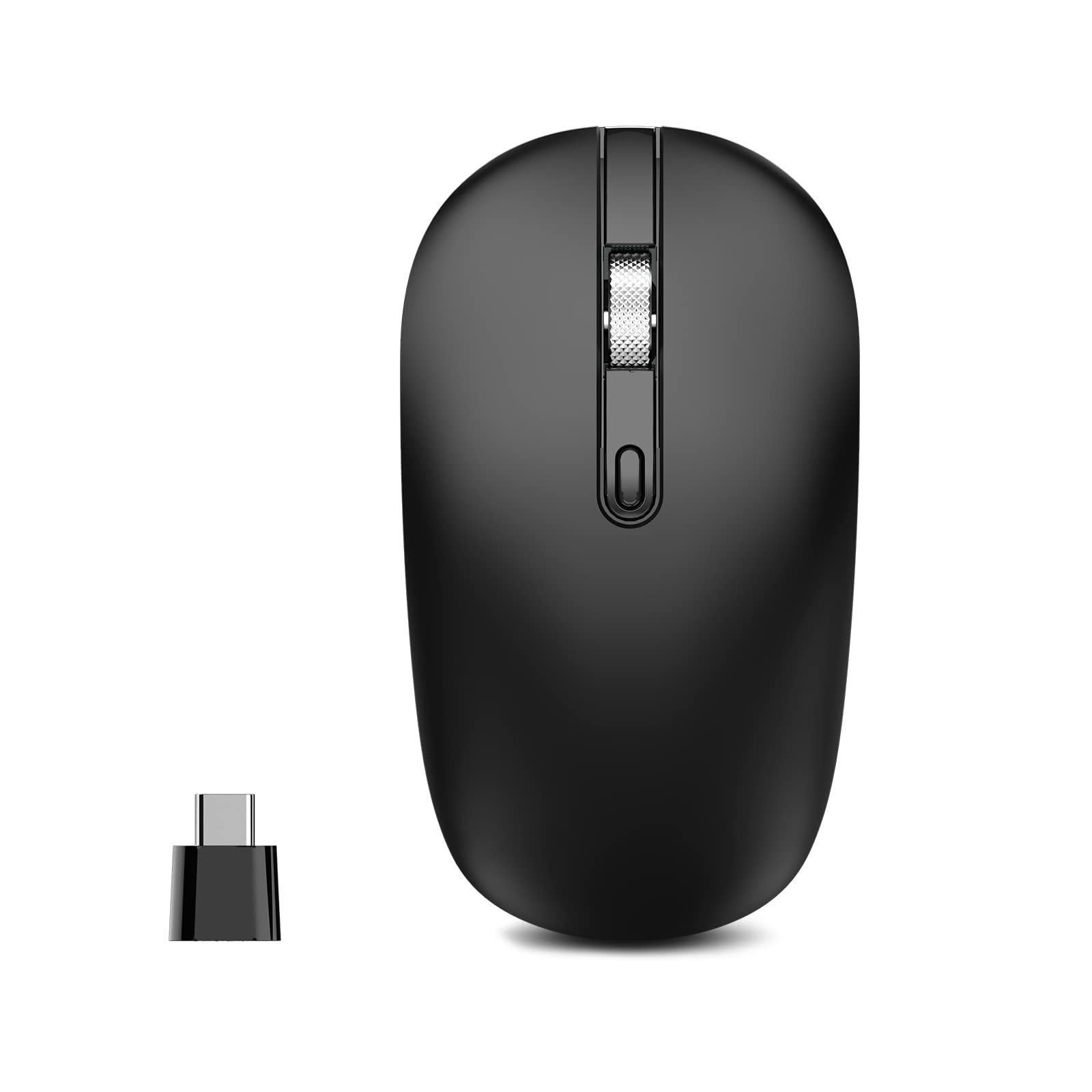 Type C Wireless Mouse, USB C Mice 2.4G Silent Cordless with Type C Receiver, …