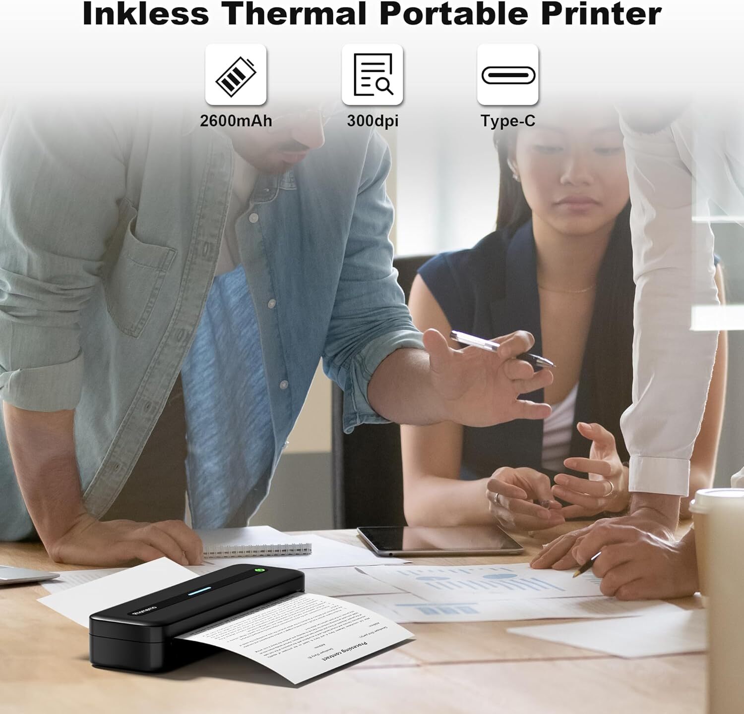 Phomemo M832 Wireless Thermal Printer Portable Inkless Bluetooth Printer LOT