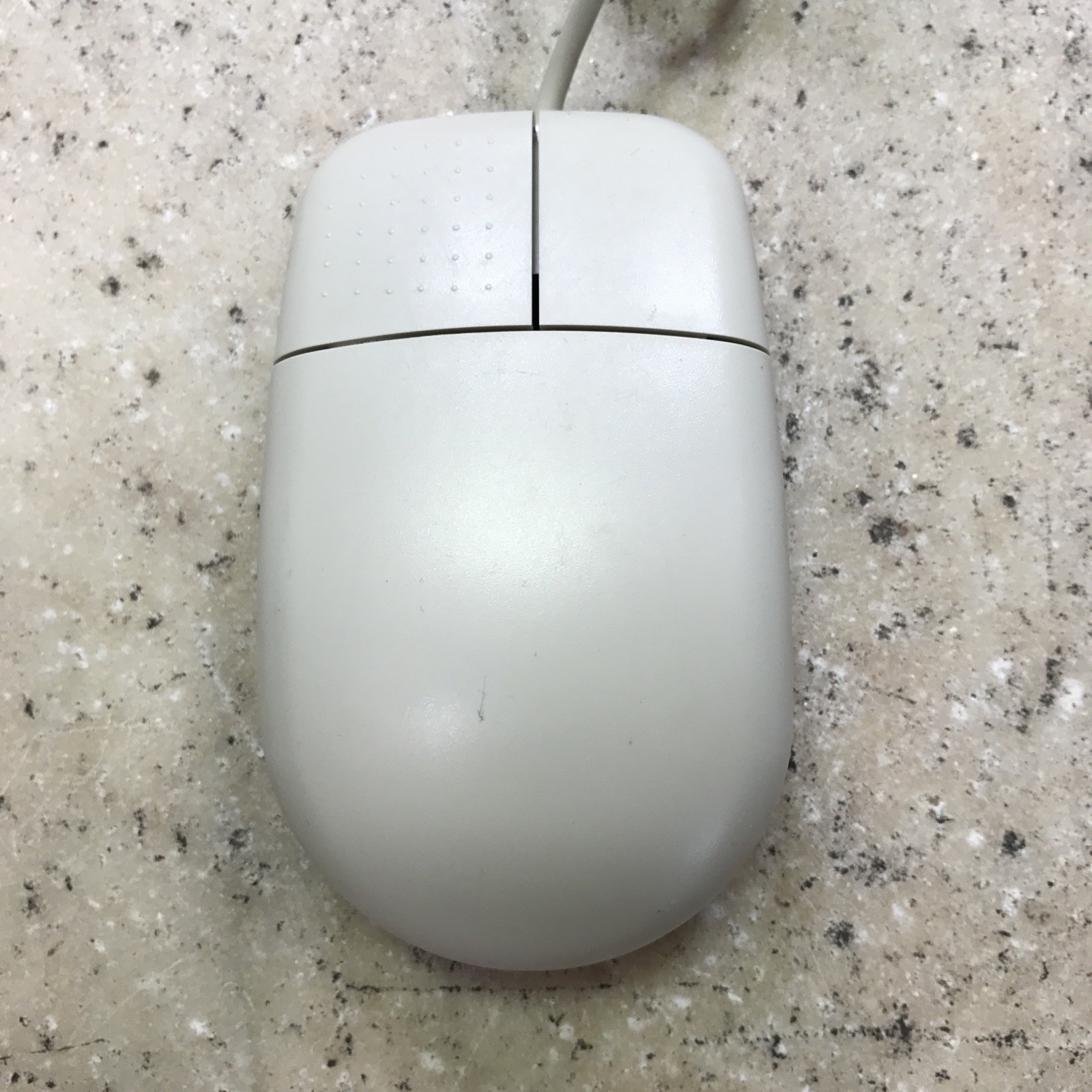 Vintage Mitsumi Serial Mouse EW4ECM-S3101 Beige Color – Roller ball – Malaysia