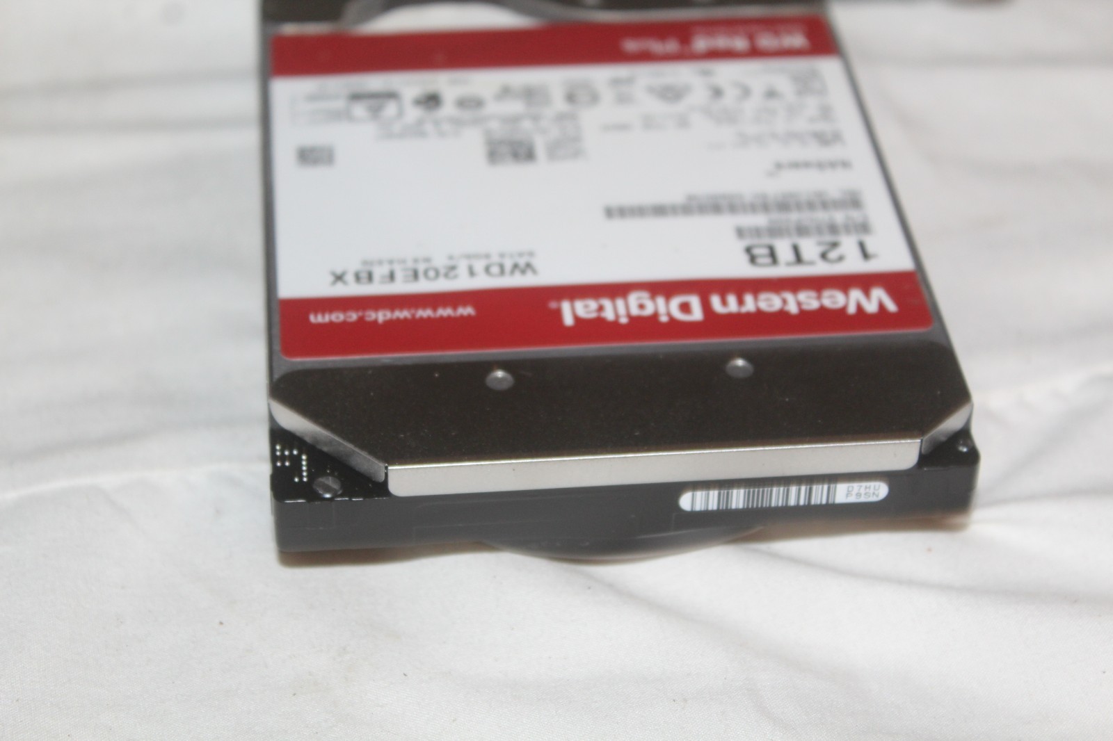 Western Digital 12tb WD120EFBX Red Internal HD Untested