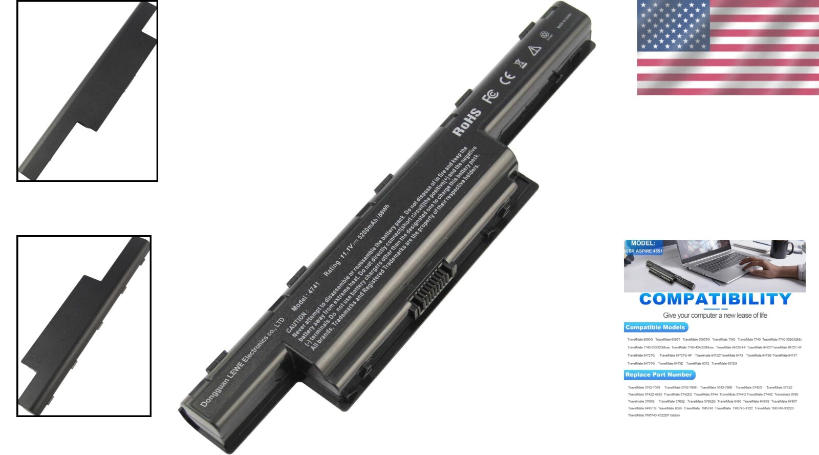 Reliable Battery Replacement for Acer Aspire & TravelMate – Money-Back Guarantee