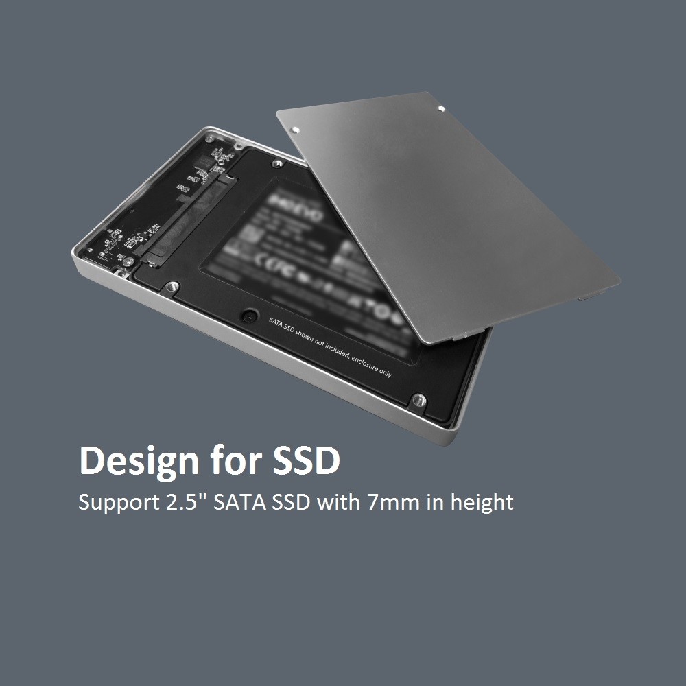 Vantec NexStar SX 2.5” SATA SSD to USB 3.1 Gen 2 Type C Enclosure