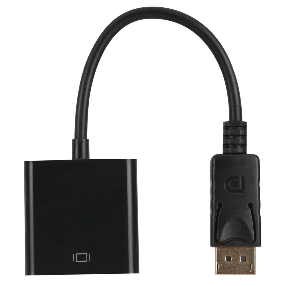 Lot 1-100 Displayport DP Male To VGA Female Adapter Display Port Cable Converter