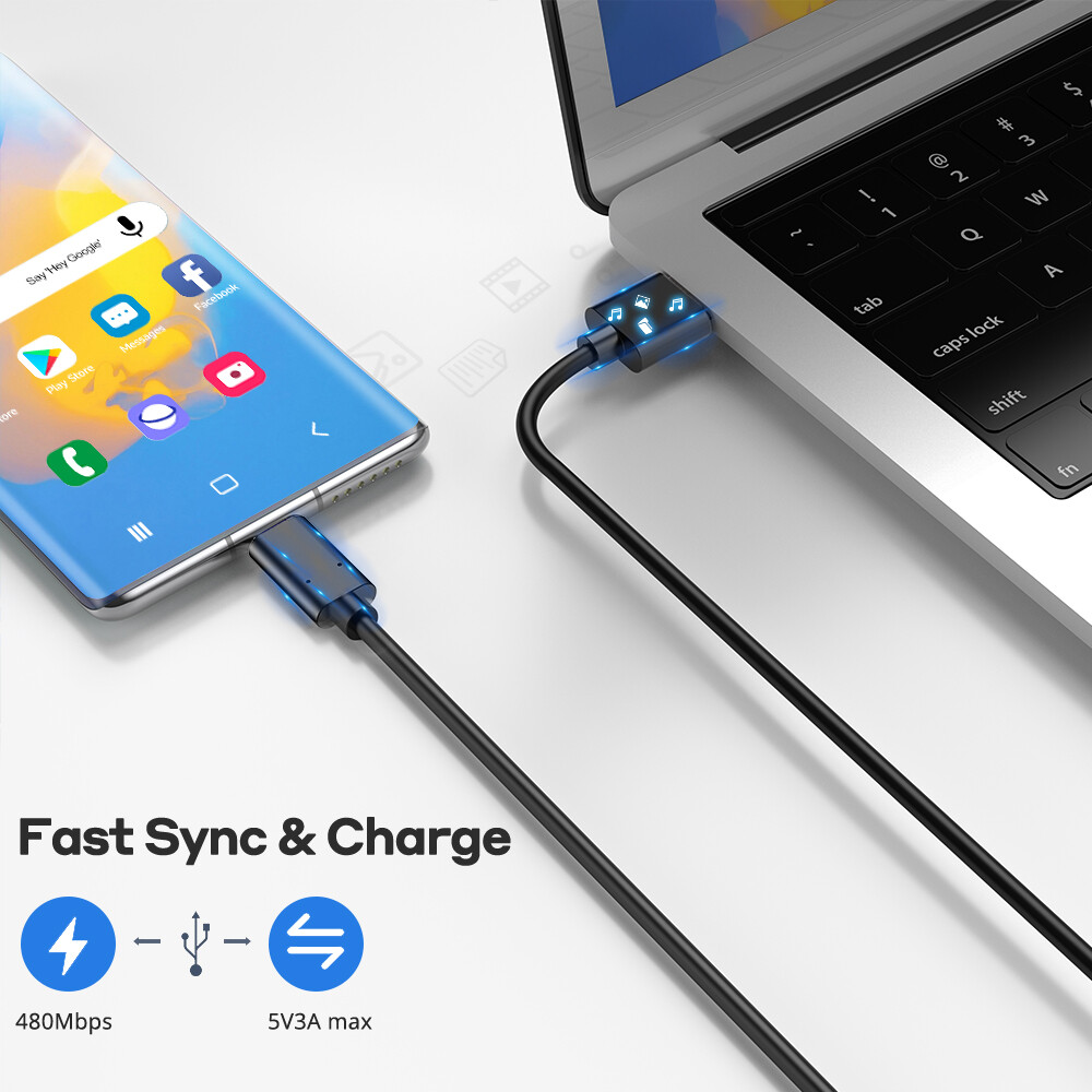 USB C Type C to USB C Cable 5A Fast Charging Cable Data Cord For Huawei Samsung