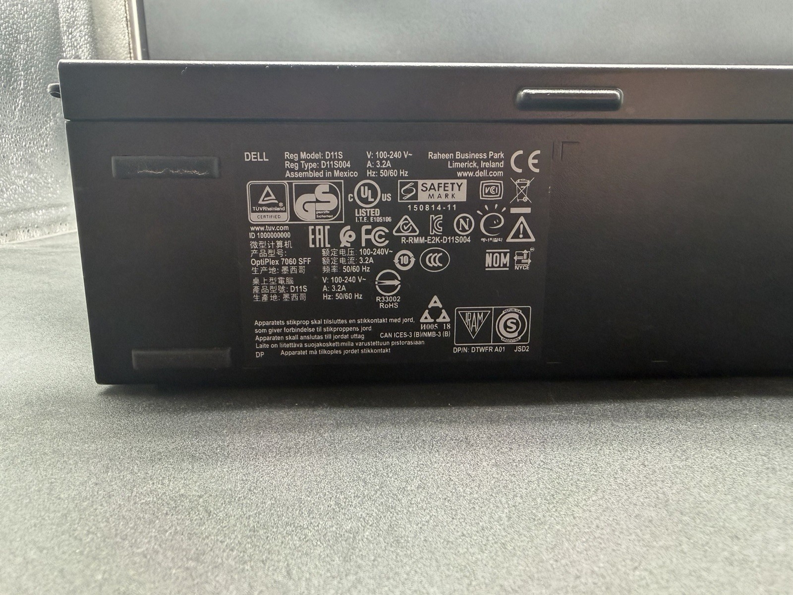 Dell OptiPlex 7060 SFF Desktop Intel i7-8700 3.20GHz 16GB RAM 256GB SSD Win11P