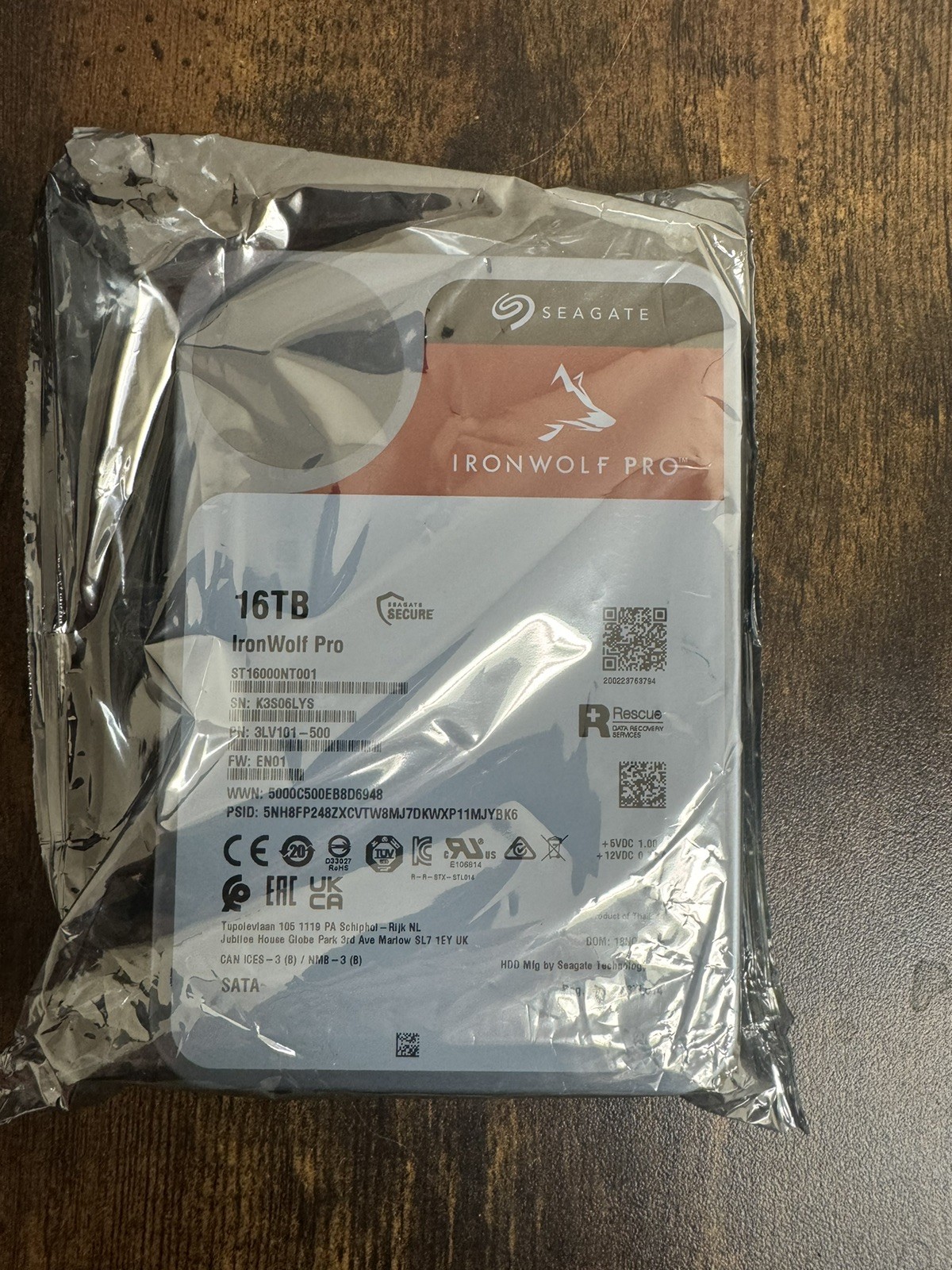 Seagate 16TB Hard Drive IronWolf Pro Internal HDD 7200RPM 256MB Cache 3.5″