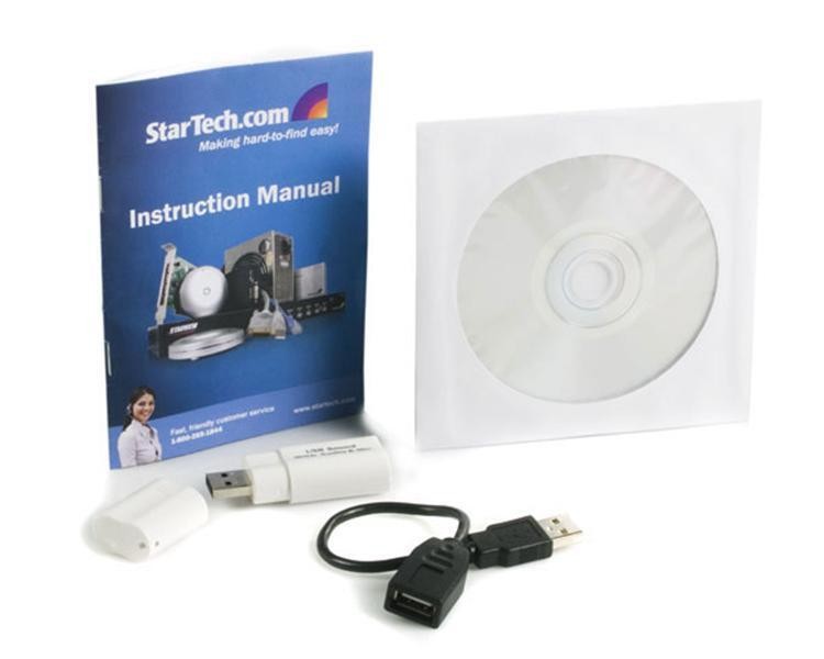 Startech ICUSBAUDIO USB to Stereo Audio Adapter Converter White Windows MAC