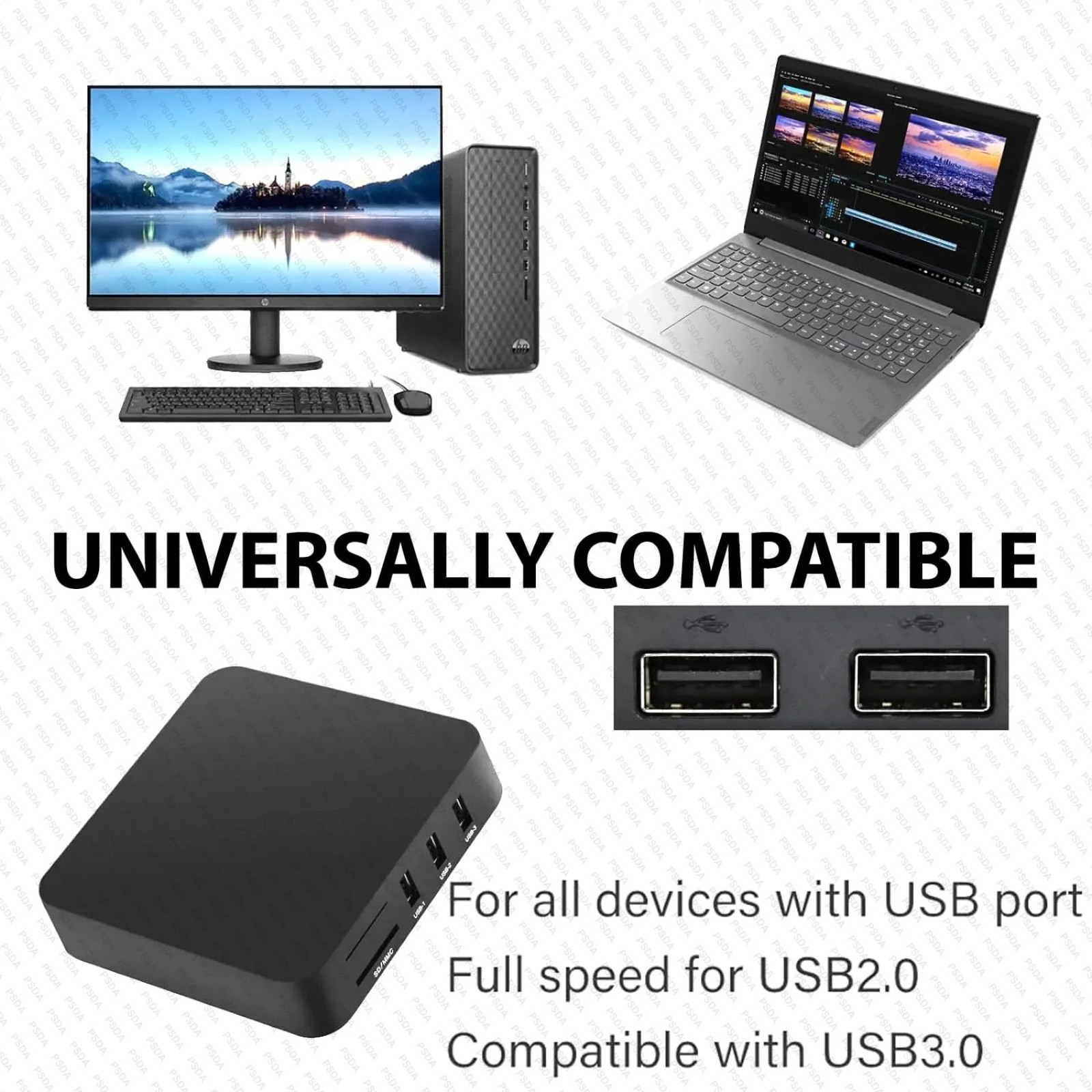 Memory Card Reader Mini 26-IN-1 USB 2.0 High Speed For CF xD SD MS SDHC Lot