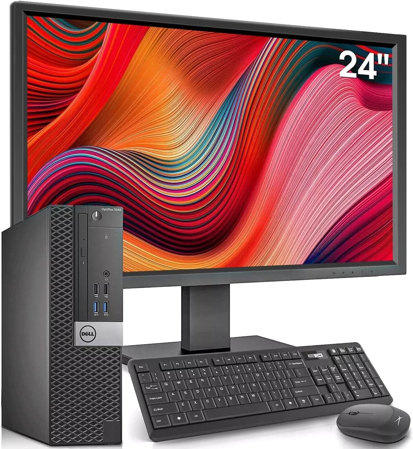Dell Desktop Computer PC i7, up to 64GB RAM 4TB SSD 24″ LCDs Windows 11/10 WiFi