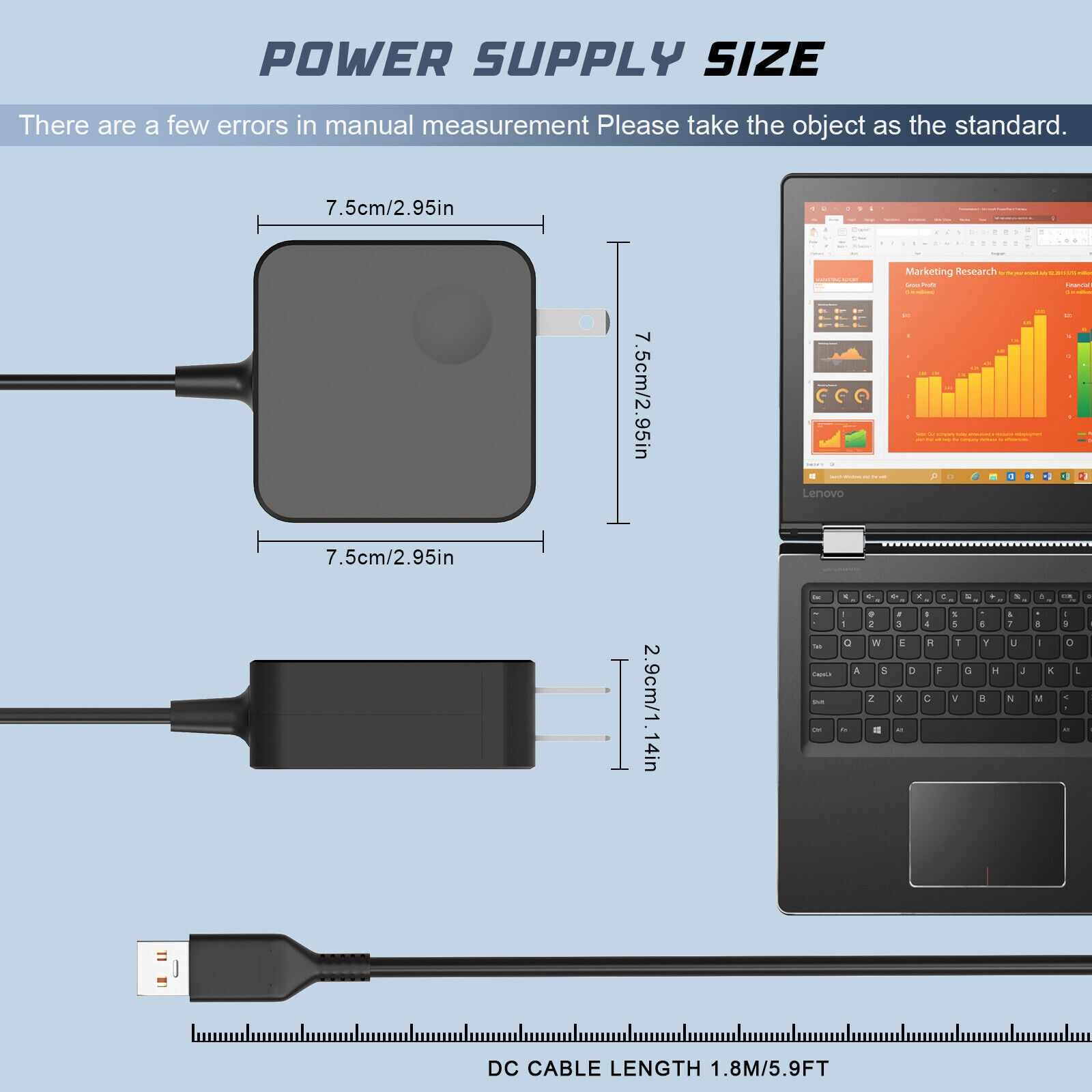 For Lenovo Yoga 3 Pro-1370 Yoga 700 900S Ideapad 700s Miix 700 Adapter Charger