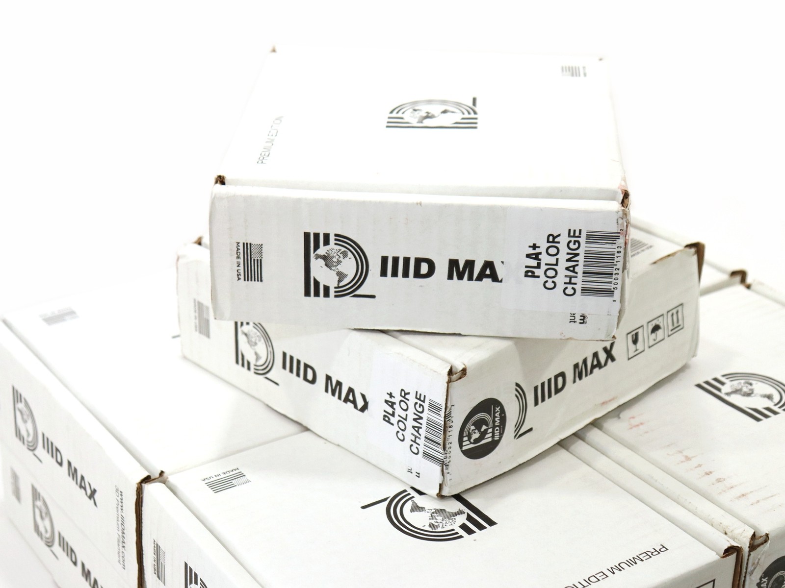10x Mixed Lot IID MAX Premium Edition PLA+ Color Change 3D Filaments