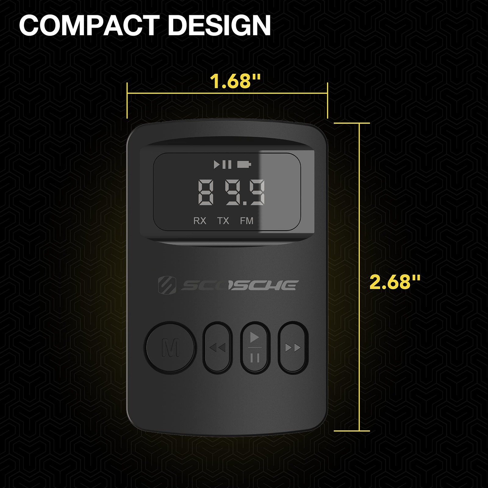 BTTRFM-SP1 Portable Bluetooth Transmitter/Receiver, FM Transmitter and Wireless
