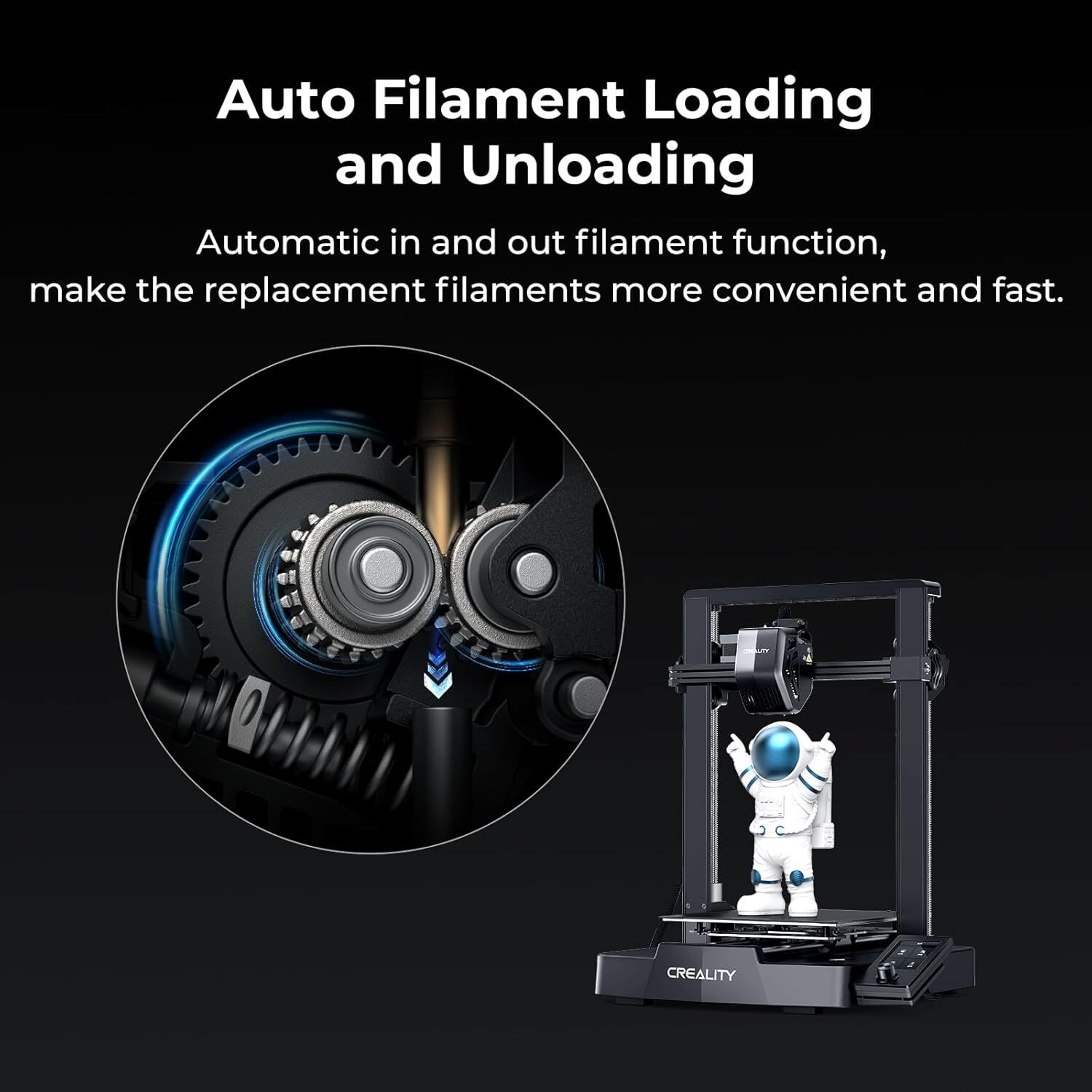【Refurbished】Creality Ender 3 V3 SE 3D Printer 250mm/s Print Speed Auto Leveling
