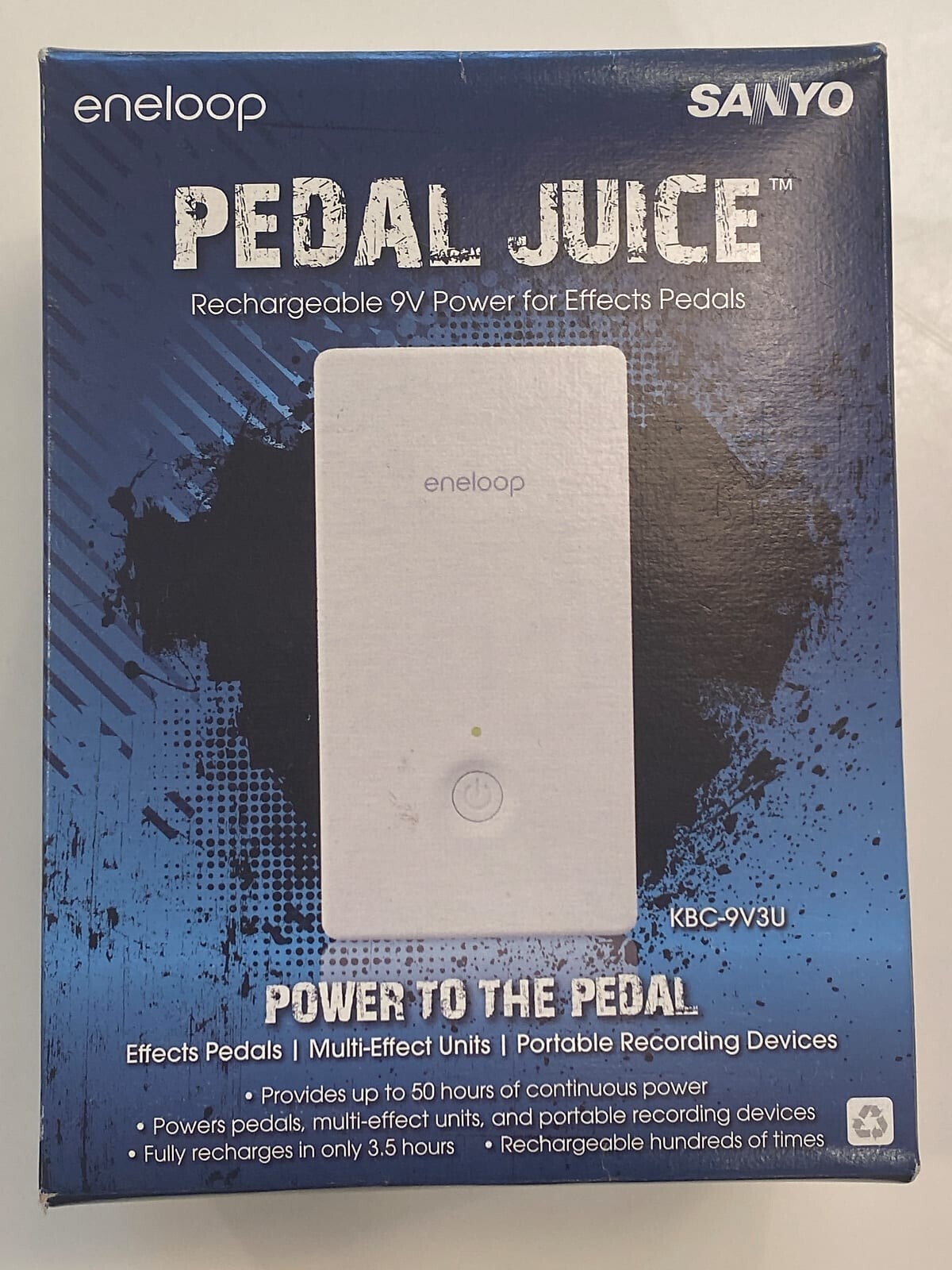 SANYO KBC-9V3U Pedal Juice Rechargeable Power Supply for instrument effect pedal