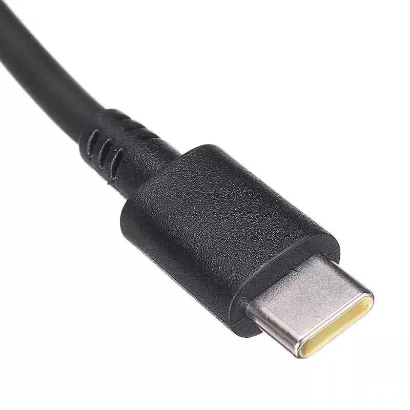 Genuine OEM Slim Round 65W USB-C Type-C Adapter Charger For Lenovo ADLX65YSCC3A