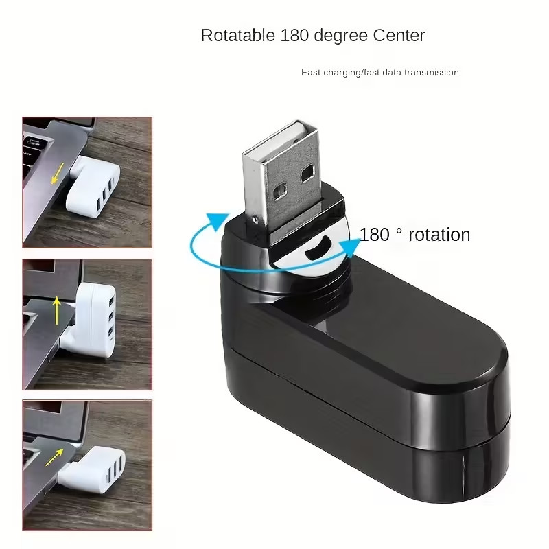2× 3 Port High Speed USB 3.0 Multi HUB Splitter Expansion Desktop PC Laptop lot