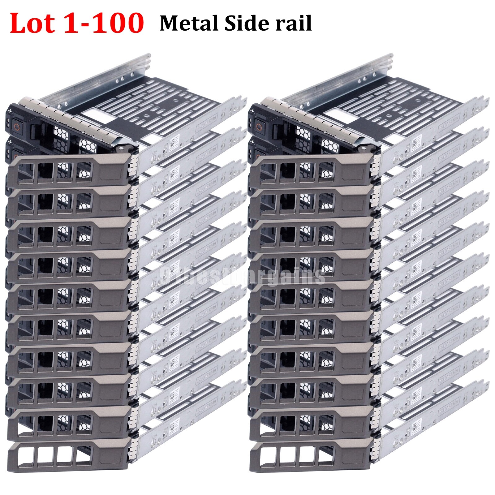 Lot For Dell F238F 3.5″ SAS SATA Tray Caddy 0X968D R720 R710 R520 R510 R420 R410