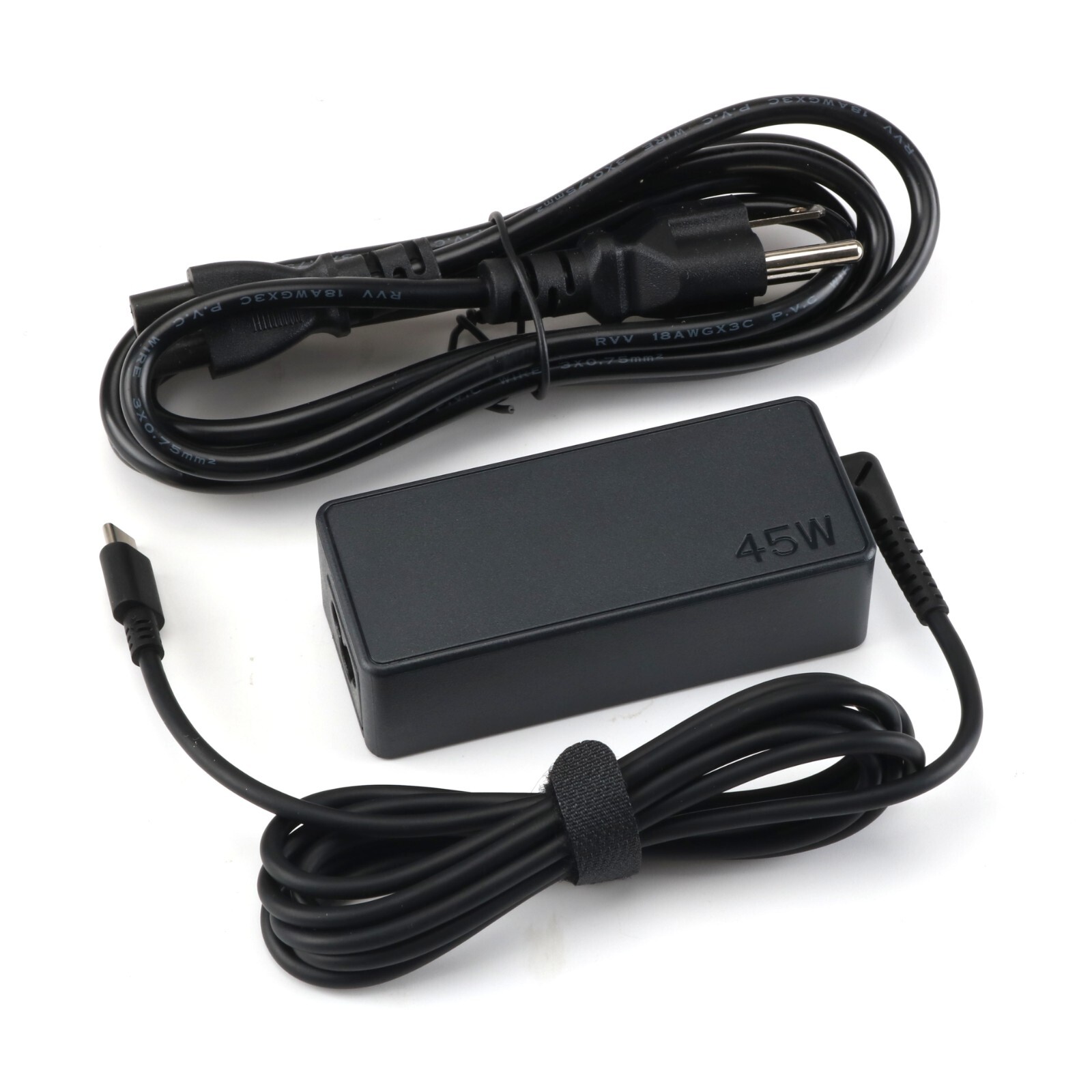 Genuine 45W USB-C Charger for Lenovo Chromebook/Yoga/ThinkPad/HP Chromebook DELL