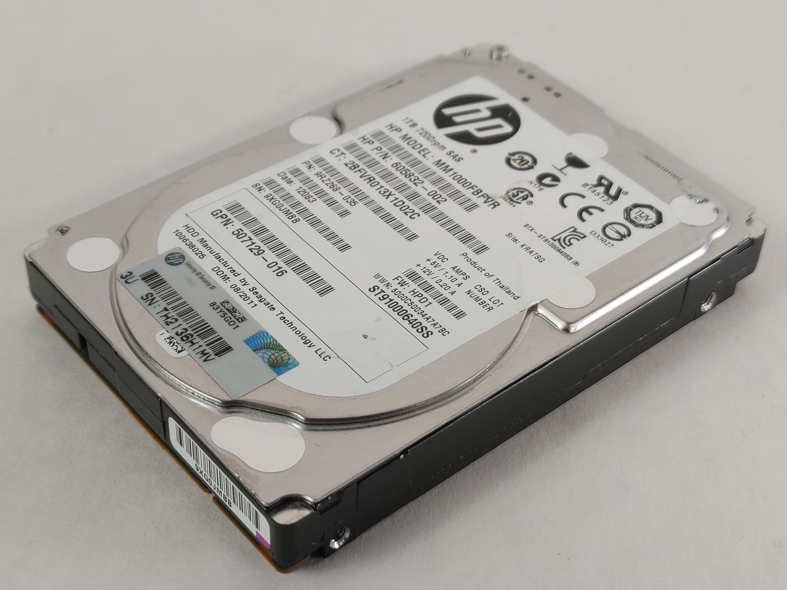 Seagate HP Constellation.2 ST91000640SS 1TB SAS 2 2.5 in Enterprise Hard Drive