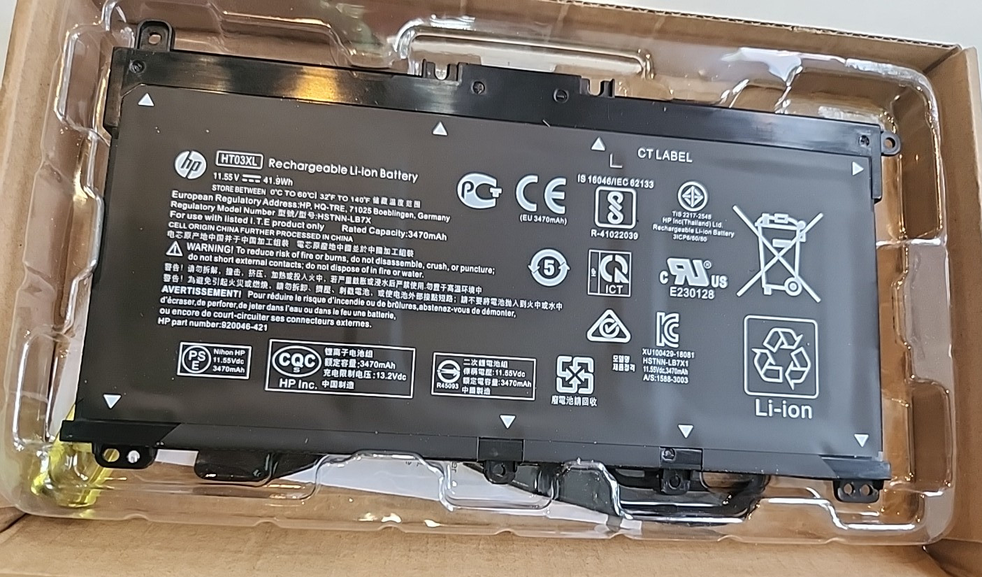Genuine OEM HP HT03XL Battery Pavilion L11421-2C2 L11119-855 15-CS 15-DA 41.9Wh