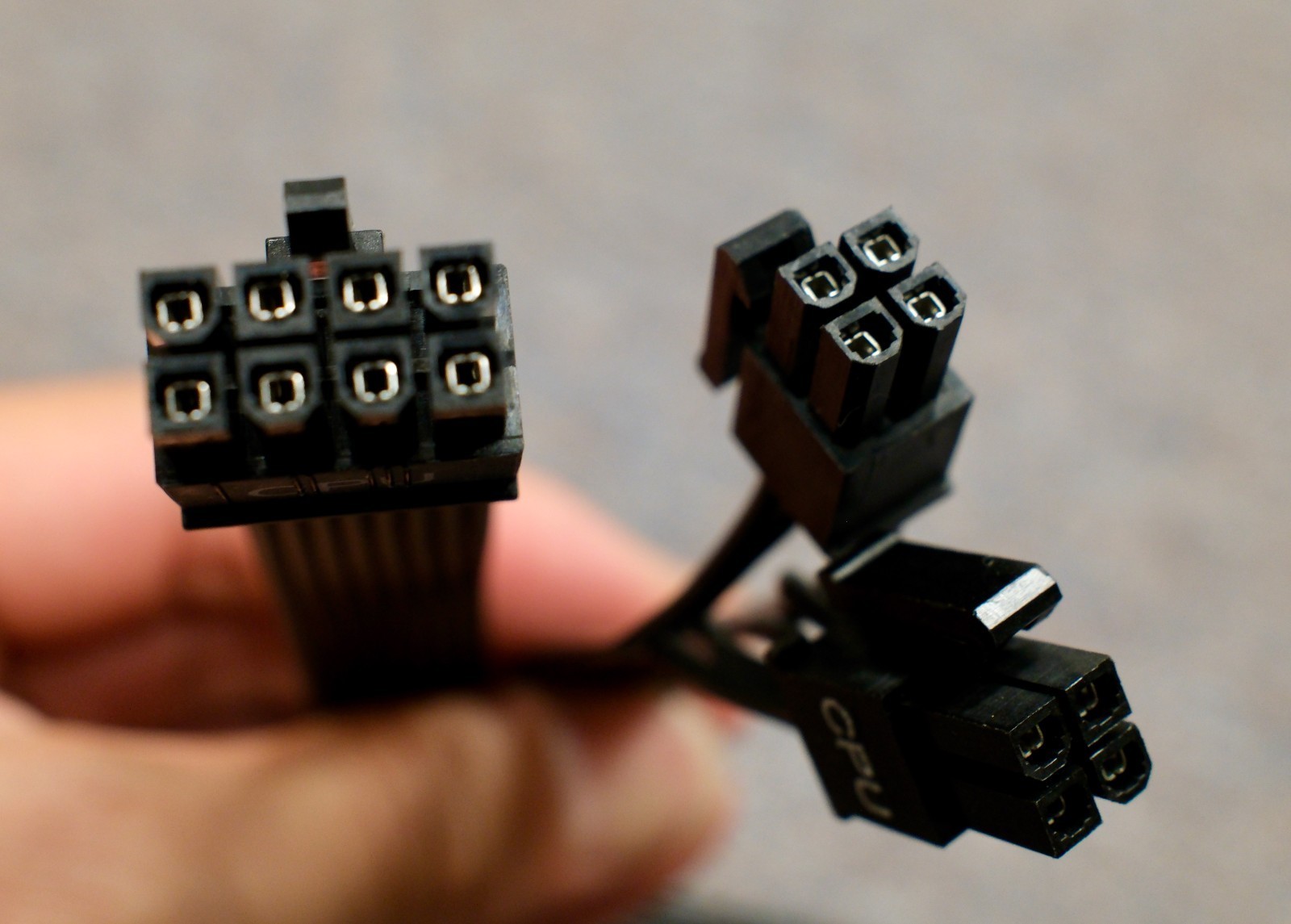 New-EVGA GQ Series CPU Power Cable 8 PIN TO DUAL ( 4+4 ) + 8 PIN-Original