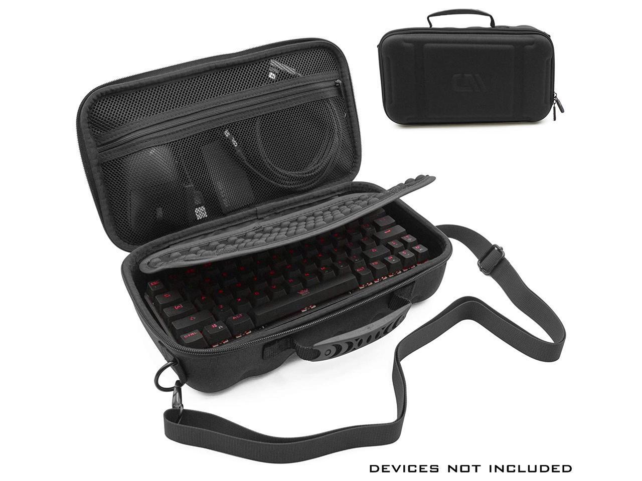 CASEMATIX – 60% Keyboard Case Compatible with Keys up to 11.5″ – Travel Case wit