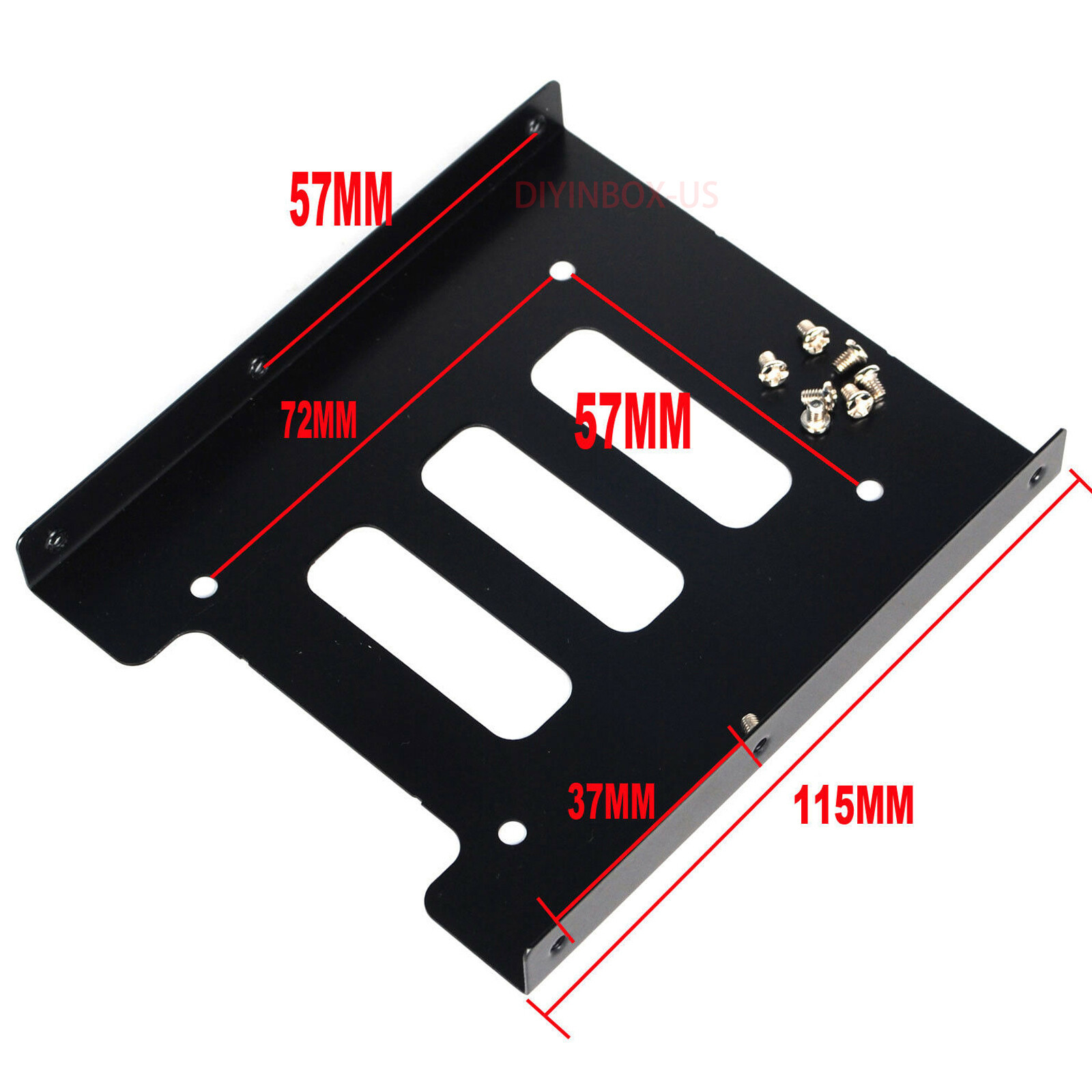 2.5″ to 3.5″ Bay SSD Metal Hard Drive HDD Mounting Bracket Adapter Dock / Tray