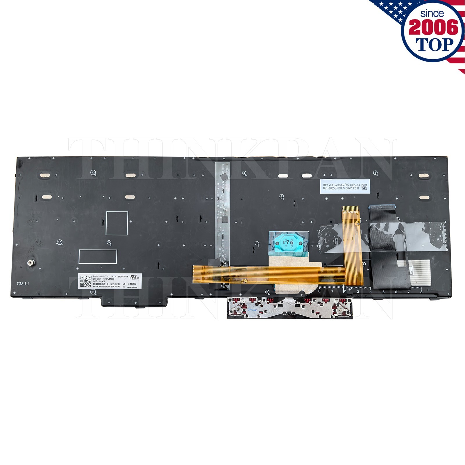 US Keyboard Backlit for Lenovo ThinkPad T15 Gen1 Gen2 P15s Gen1 Gen2 5N20V78108